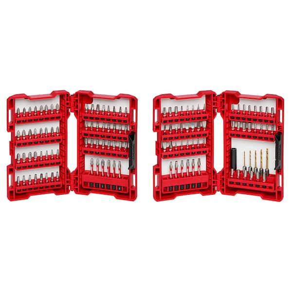 Milwaukee - SHOCKWAVE Impact Duty Drill and Alloy Steel Screw Driver Bit Set (120-Piece)