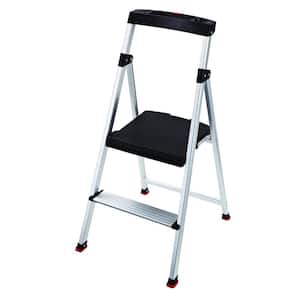 2-Step Aluminum Step Stool with 225 lb. Load Capacity Type II Duty Rating