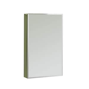 SV1830 18 in. x 30 in. Recessed or Surface Mount Medicine Cabinet in Single View Beveled Mirror