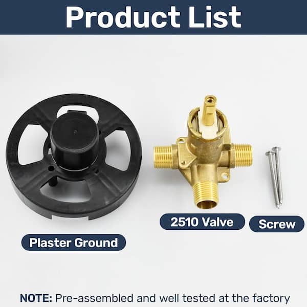 Numhew 1-Piece Shower Valve Replacement for Moen Posi Temp with