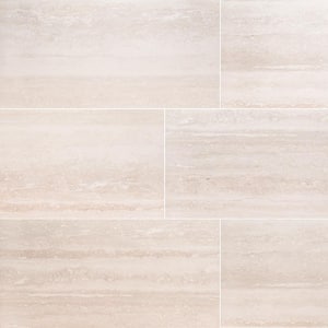 Sanford Ivory 16 in. W x 32 in. L Matte Porcelain Floor and Wall Tile (14.2 sq. ft./Case)