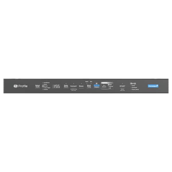 GE - Profile 24 in. Built-In Top Control Dishwasher in Fingerprint Resistant Stainless w/ Stainless Tub, UltraFresh, 39 dBA