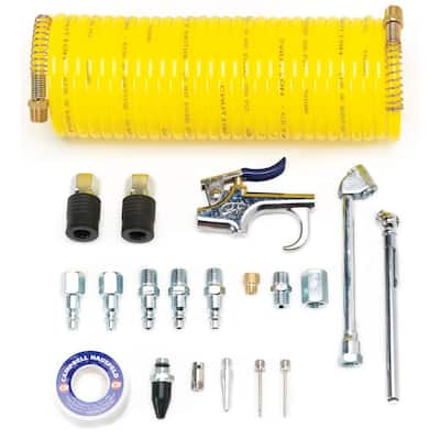 Campbell Hausfeld 18 Piece Air Compressor Accessory Starter Kit Tools Used