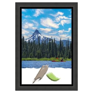 Tuxedo Opening Size 24 in. x 36 in. Black Picture Frame