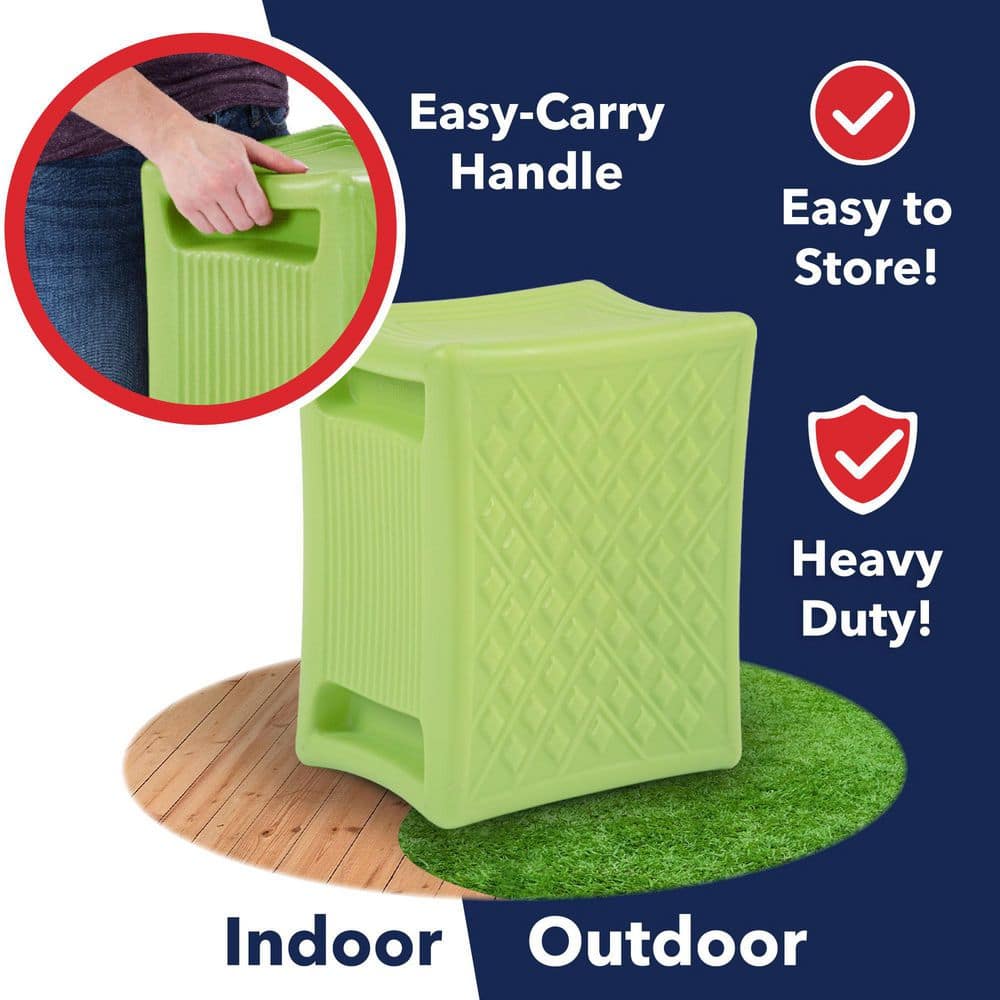Simplay3 Green Adjustable Plastic Garden Seat