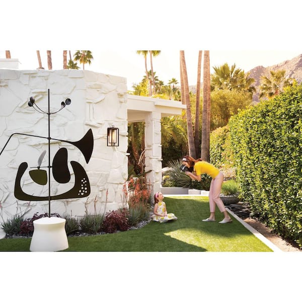 Hinkley Republic Large Outdoor Wall Mount Lantern, Oil-Rubbed Bronze