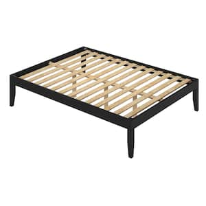 Pheba Black Wood Frame Full Platform Bed