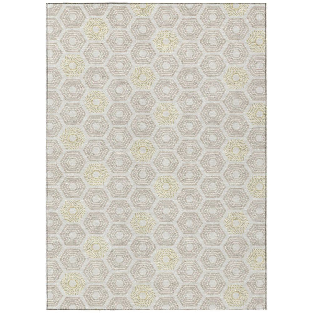 Chantille Machine Washable Indoor/Outdoor Abstract ACN2559 Ivory 10 ft. x 14 ft. Area Rug price history on PriceWatchPro