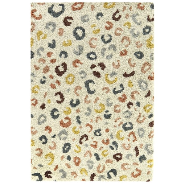 BALTA Savannah Multicolor 5 ft. 3 in. x 7 ft. Animal Print Area Rug
