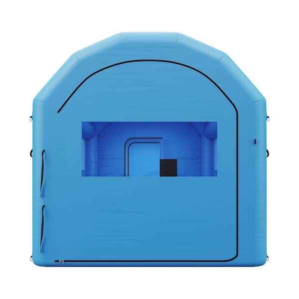 Portable Inflatable Paint Booth 13 ft. x 8 ft. x 8 ft. Motorcycle Garage Car Paint Tent with Air Filter System
