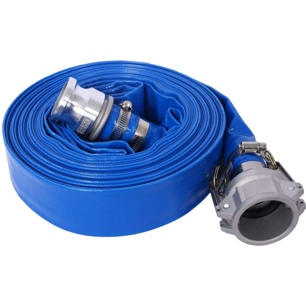 2 in. x 50 ft. Blue PVC Pool Backwash Hose with Aluminum Camlock Fittings price history on PriceWatchPro