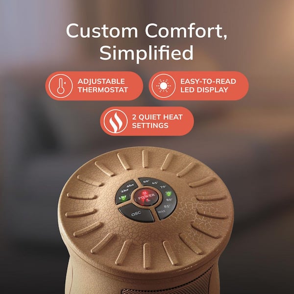 Lasko Designer Series 1500W 16 Beige Electric Tower Ceramic