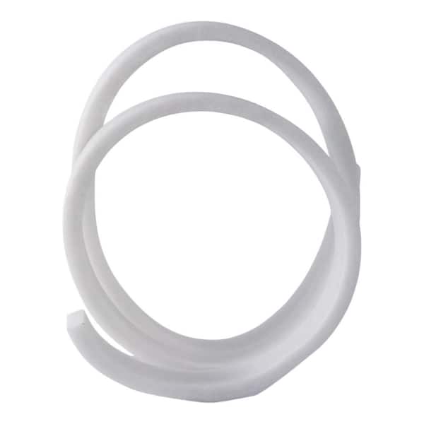 Liv & Skye 10 in. x 12 in. White Resin Spiral Loopy Decorative Object