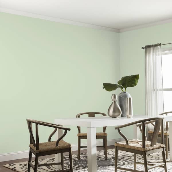 Glidden Premium 1 gal. PPG1121-3 Pale Moss Green Satin Interior
