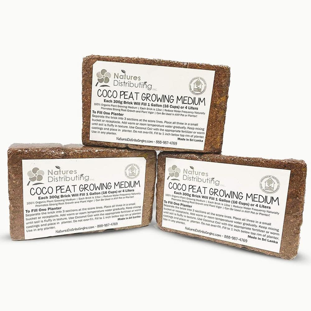 Garden Supply Coco Peat Brick (3-Set) 300coco - The Home Depot