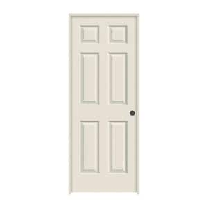 30 in. x 80 in. Colonist Primed Left-Hand Textured Molded Composite Single Prehung Interior Door