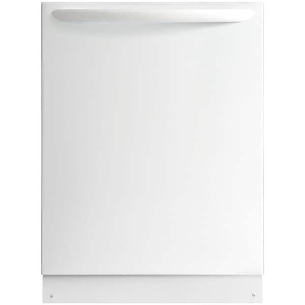 Frigidaire Top Control Built-In Dishwasher with OrbitClean Spray Arm in White, ENERGY STAR, 52 dBA