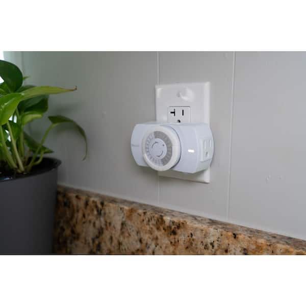 Woods 50001 Indoor 24 Hour Heavy Duty Grounded Mechanical Timer: Plug In  Timers (078693500015-1)