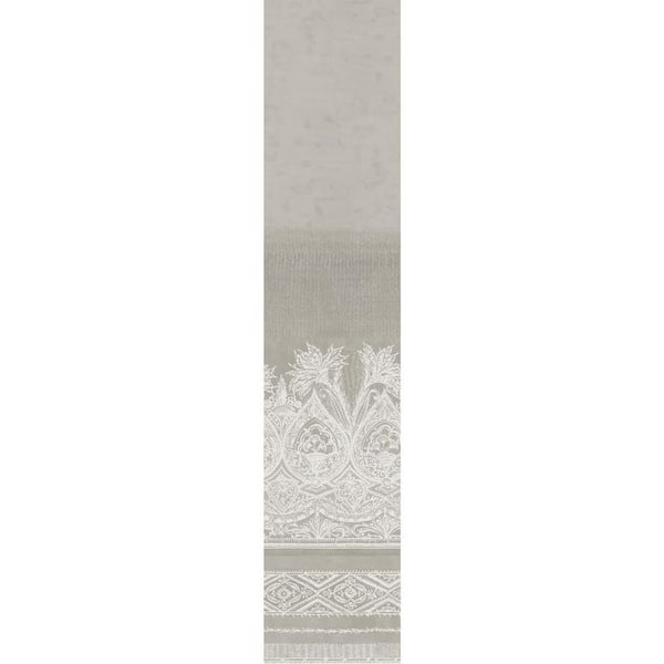 2.25 ft.x 10.2 ft.Gray Henna Wallpaper Mural
