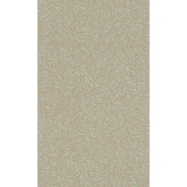Walls Republic Beige Minimalist Leaves Tropical Metallic Shelf Liner Non- Woven Non-Pasted Wallpaper (57Sq.ft) Double Roll