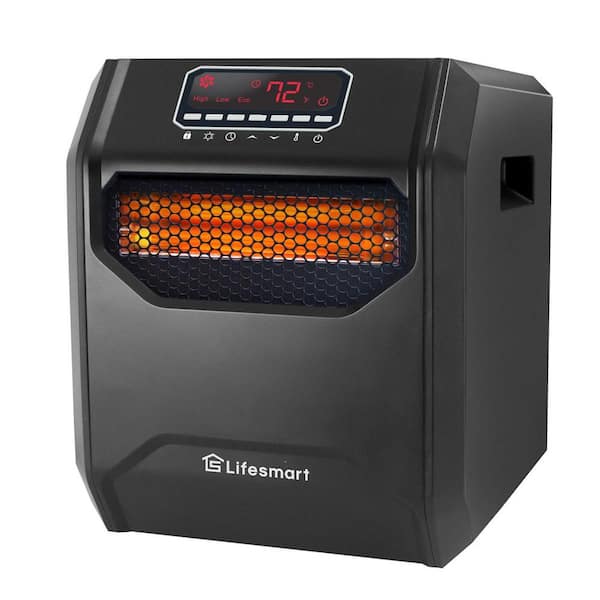 Lifesmart LifePro 1500-Watt 6 Elements Tower Infrared Heater Heater with Remote, Design