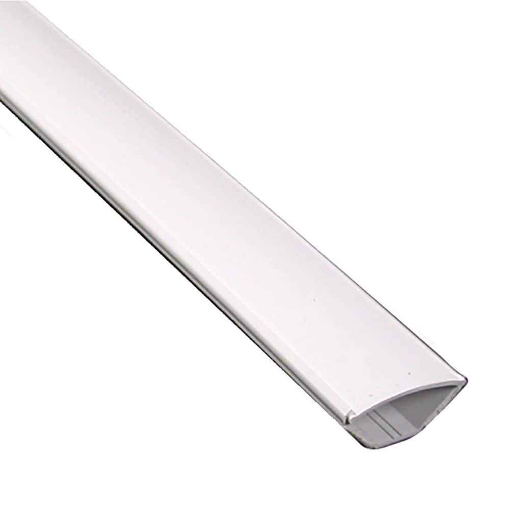 Legrand Wiremold CornerMate Cord Cover 5 ft. Channel, Cord Hider for Home or Office, Holds 3 Cables, White