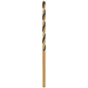 1/8 in. Black and Gold Split Point Twist Drill Bit (2-Pack)