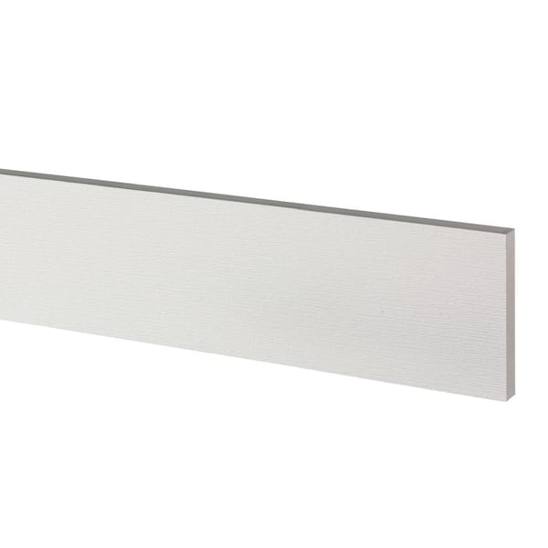 AZEK Azek Frontier 1 in x 6 in x 18 ft. White PVC Reversible