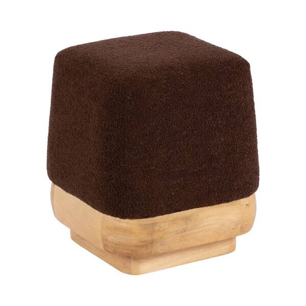 Sabri Natural Fabric Square Accent Small (Under 22 in.) Ottoman