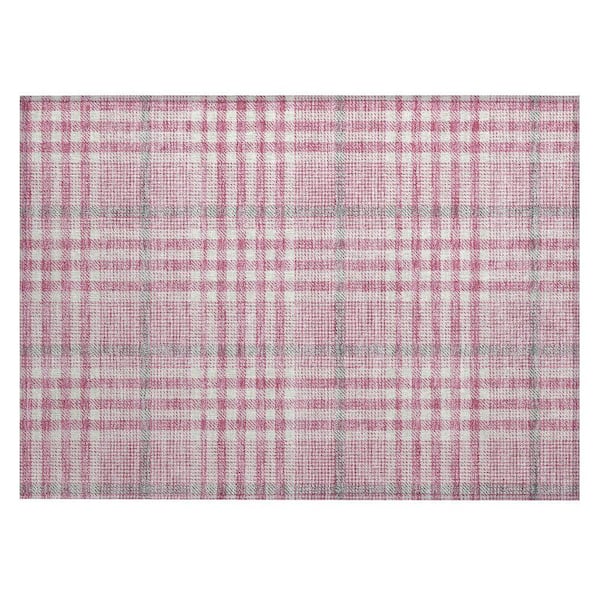 Chantille Machine Washable Indoor/Outdoor Abstract ACN1054 Blush 1 ft. 8 in. x 2 ft. 6 in. Area Rug