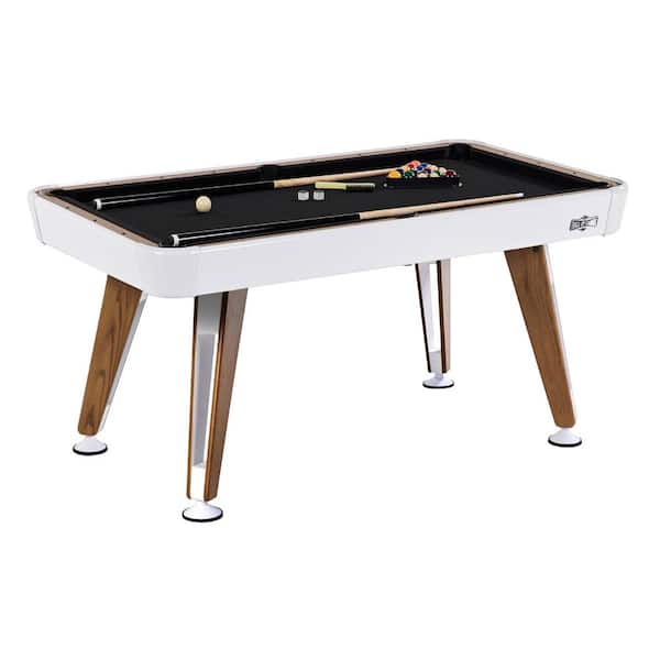 HALL OF GAMES 66 in. Apex Billiard Table with Ball and Cue Stick Set