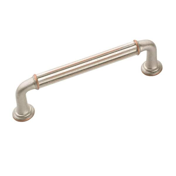 Amerock Eydon 3-3/4 in (96 mm) Center-to-Center Weathered Nickel Copper Drawer Pull