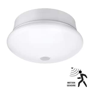 Spin Light 7 in. Motion Sensor Closet Light Garage LED Flush Mount Ceiling Light 830 Lumens 4000K Bright White