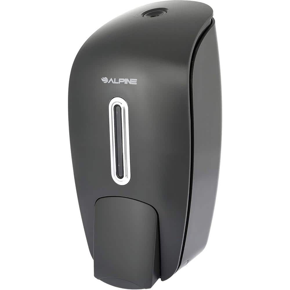 27 oz. Gray Surface Mount Manual Push Button Commercial Soap Dispenser (2-P