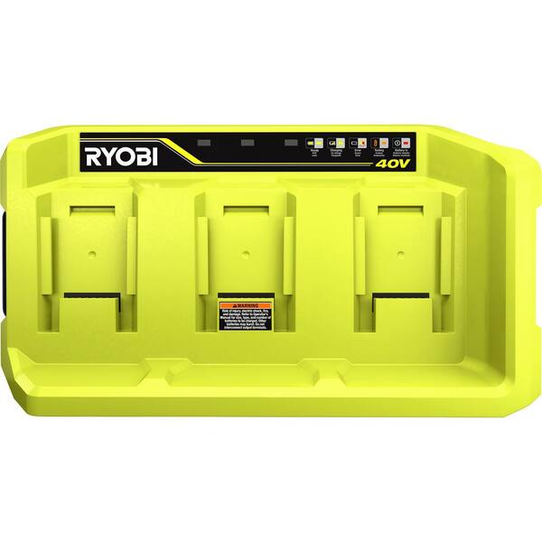 RYOBI 40V 3-Port Quick Charger 