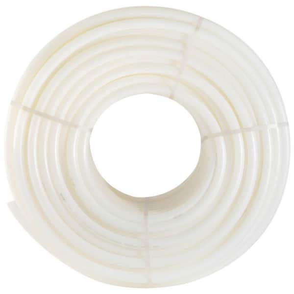 1 in. x 500 ft. White PEX-B Tubing-Flexible Non-Oxygen Barrier Pipe for RV Plumbing Radiant Heating