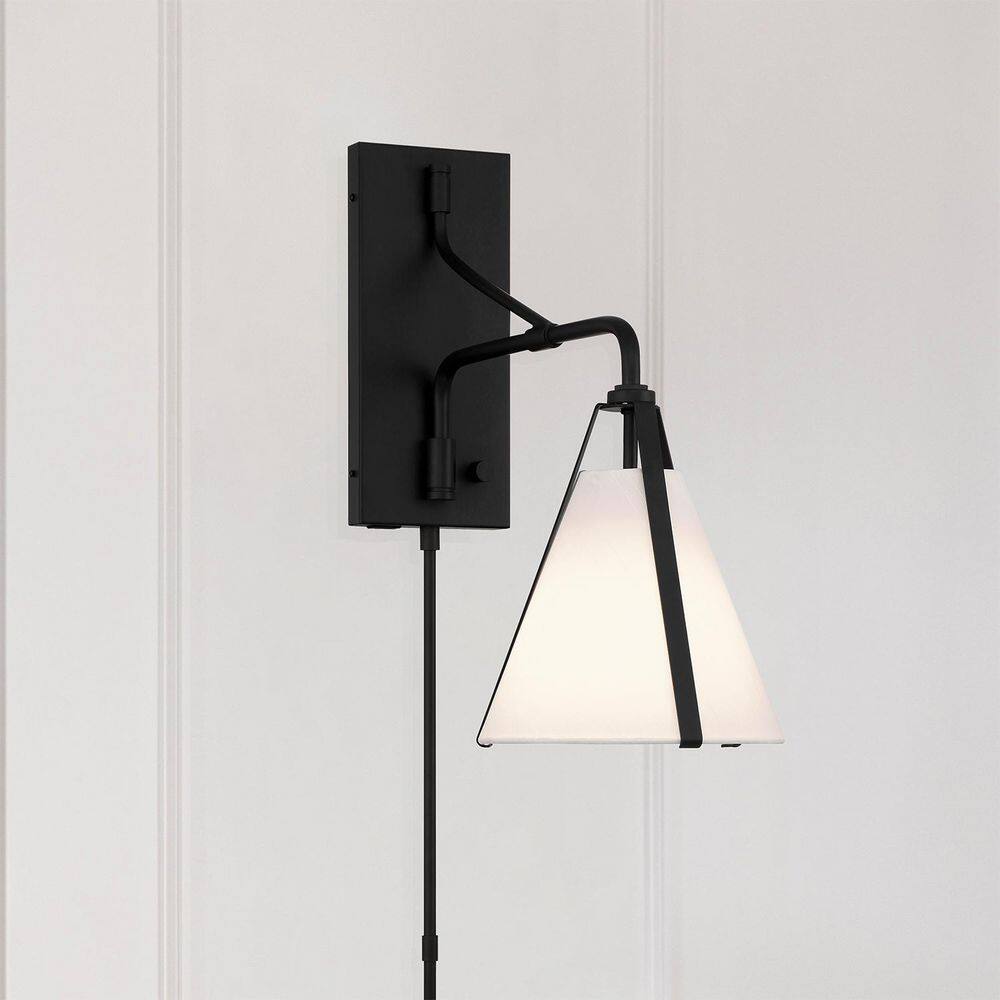 00633779099830,8 in., Fulton 1 Light Black Wall Sconce price history on PriceWatchPro
