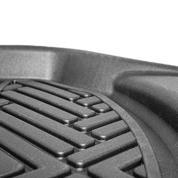 Cactus 130S0310CH, 3x5-Feet Light Weight Solid Rubber Floor Mat, Black