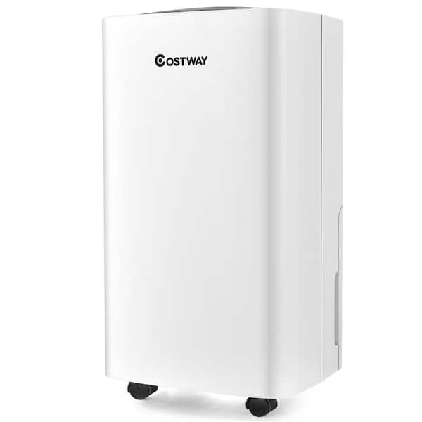 Costway 140-Pint Portable Commercial Dehumidifier with Water Tank and  Drainage Pipe for Basement ES10111US-GR - The Home Depot