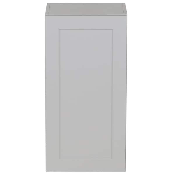 Hampton Bay Cambridge Gray Shaker Assembled Wall Kitchen Cabinet (15 in. W x 12.5 in. D x 30 in. H)