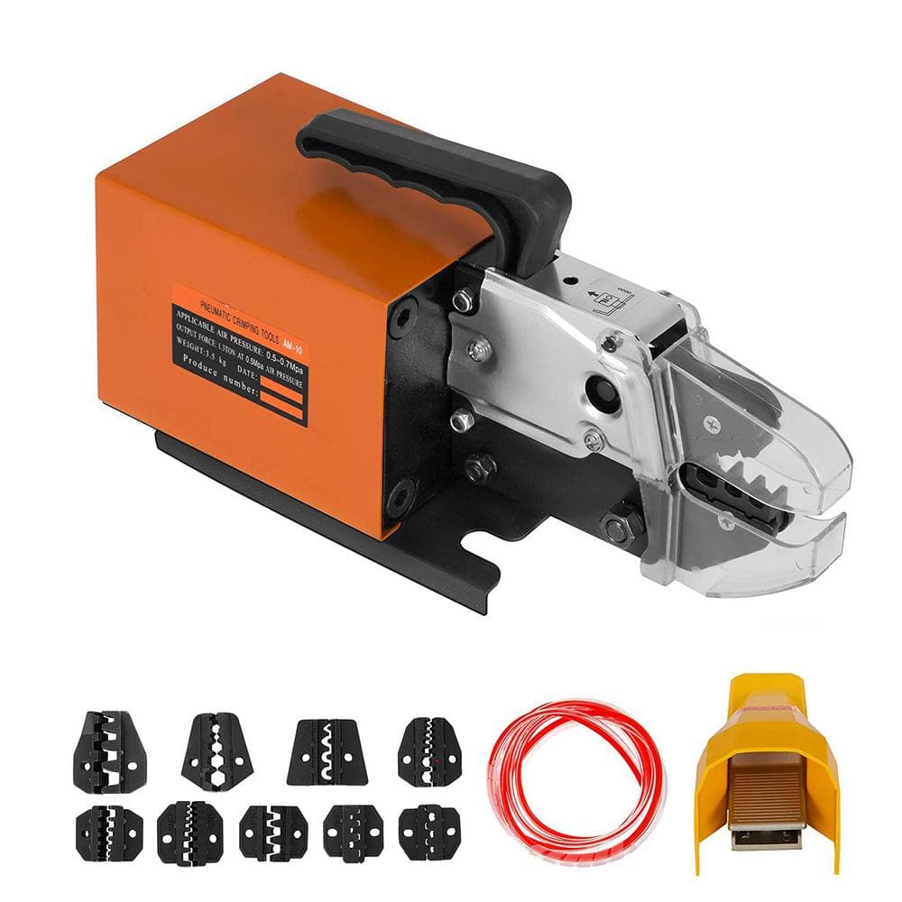 SVOPES Pneumatic Crimping Tool Am-10, Air Powered Wire Terminal