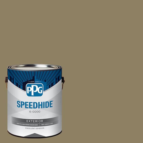 SPEEDHIDE 1 gal. PPG1026-6 Bronze Statue Flat Exterior Paint