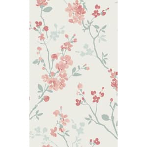 Grey Classic Minimalist Floral Printed Non-Woven Non-Pasted Textured Wallpaper 57 Sq. Ft.