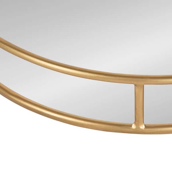 Kate and Laurel Felicia Gold Round Metal Nesting Decorative Tray