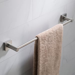 Ventus 18 in. Bathroom Towel Bar in Brushed Nickel