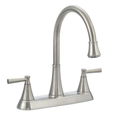 Double Handle Standard Kitchen Faucets Kitchen Faucets The Home Depot