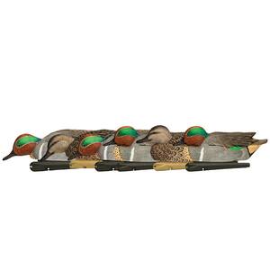 Topflight Green-Winged Teal Duck, Floating Decoys, Multicolor, Set of 6