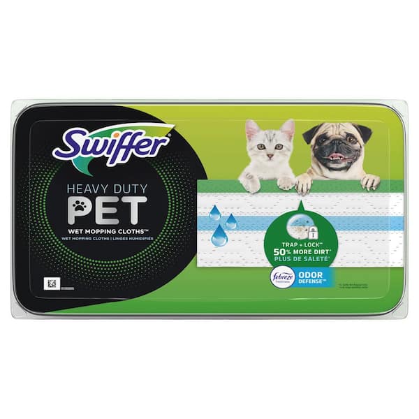 Swiffer® Sweeper™ Pet Heavy Duty Multi-Surface Wet Cloth Refills for Floor  Mopping and Cleaning