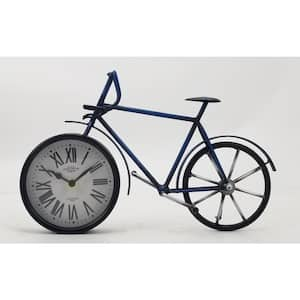 Bronze Metal Roman Numbers Bike Clock