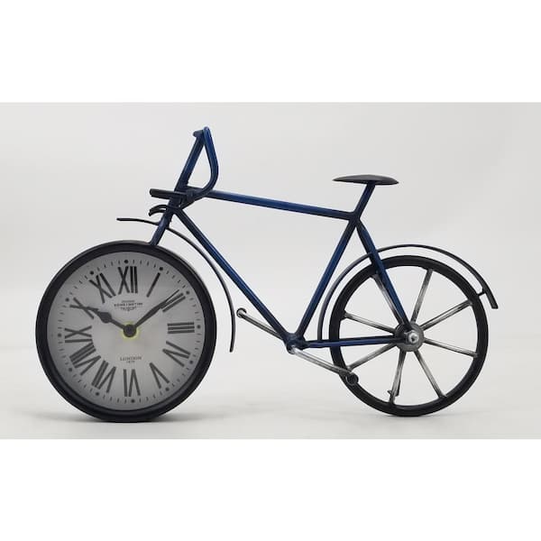 Peterson Artwares Bronze Metal Roman Numbers Bike Clock